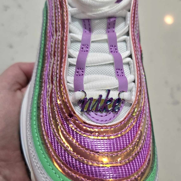 Nike Air Max 97 Women's SZ.6 Fuchsia Glow/Lemon Venom CW5591-100 New - Picture 14 of 16